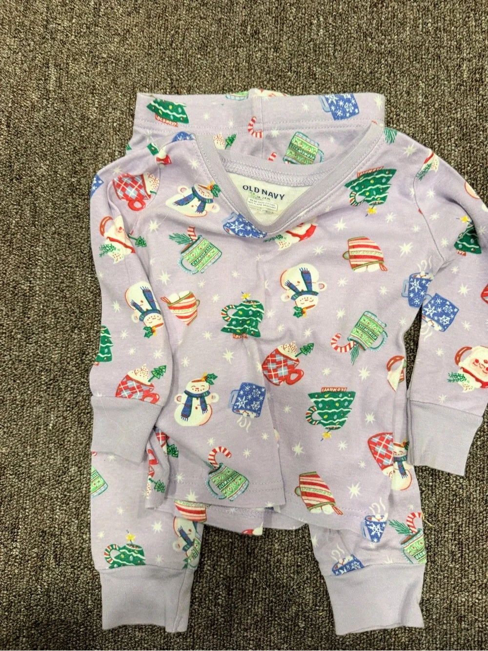 3 Baby christmas Print Pajama Sets n 12-18m